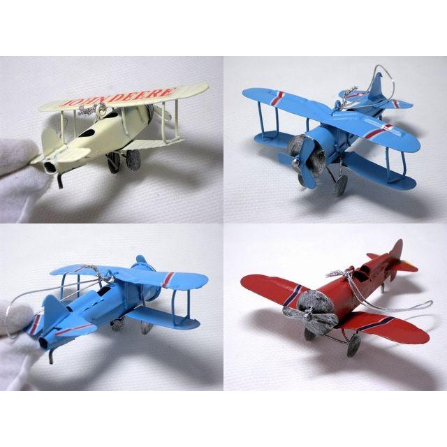 ブリキ おもちゃ 模型 フィギュア 飛行機 戦闘機 航空機 複葉機