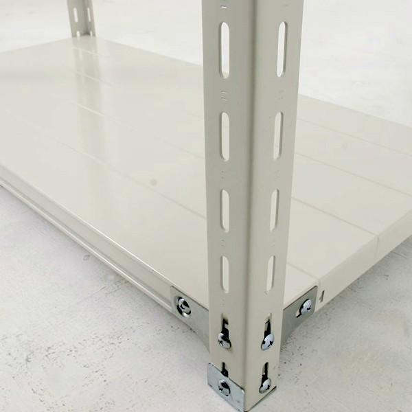 スチールラック スチール棚 ボルト固定 軽量棚 耐荷重120kg/段 高さ