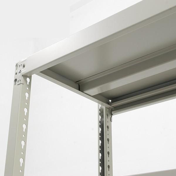 スチールラック スチール棚 ボルトレス 軽中量棚 耐荷重200kg/段 高さ1500 横幅1500 奥行450 単体 4段