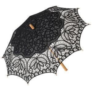 注目ブランド 送料無料 手編み バテンレース日傘 ブラック ３個セット 全品送料無料 Conduccion Fluidos Marcoaureliososa Com Ar