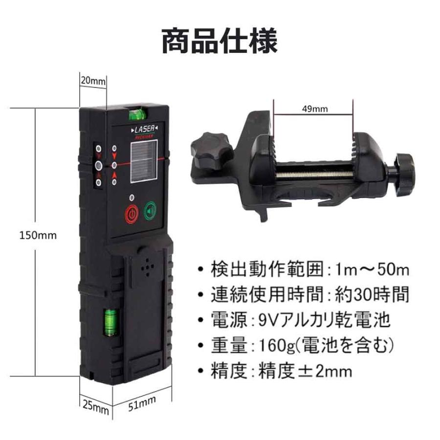 受光器/レーザーレベル/レーザー墨出し器用受光器/レーザー測量 受光器/レーザーレベル/レーザー墨出し器用受光器/レーザー測量
