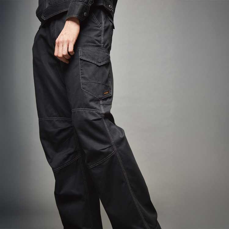 アタックベース 作業ズボン カーゴパンツ 綿100％ メンズ 大きいサイズ