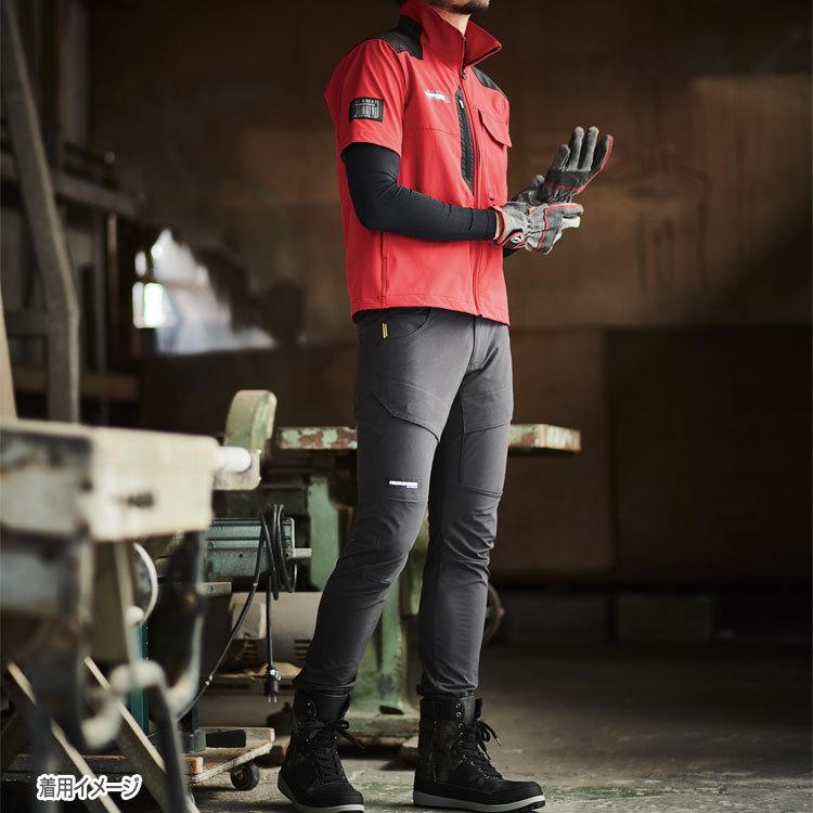 カーゴパンツ 夏 メンズ 仕事着 おしゃれ 作業服 作業着 制服 ワークパンツ Wストレッチ スリムカーゴパンツ 5l 大きいサイズ 裾上げ アタックベース アタックワーカー 通販 Yahoo ショッピング