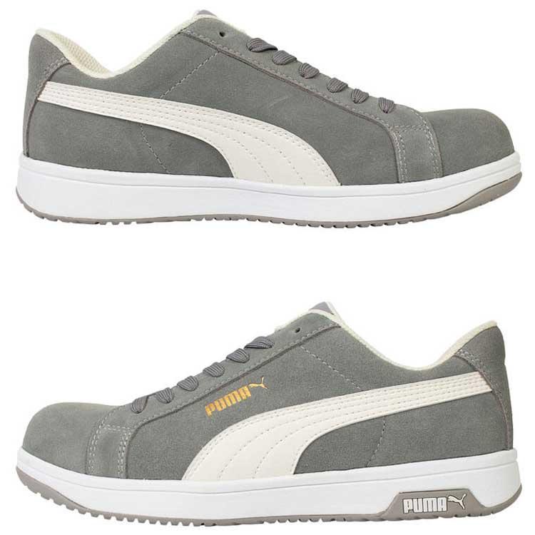 PUMA（プーマ） 安全靴 ヘリテイジ アイコニック ローカット 本革 紐