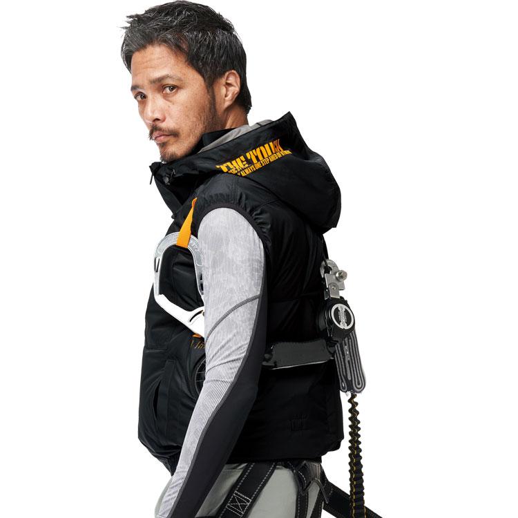 アタックベース 空調作業服 ベスト 空調風神服 フルハーネス対応