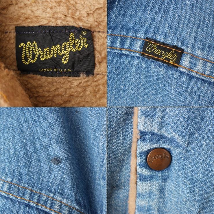 Wrangler 70s 80s USA製 wrangler ラングラー ボアライナー Wrangler 70s 80s USA製 wrangler ラングラー ボアライナー