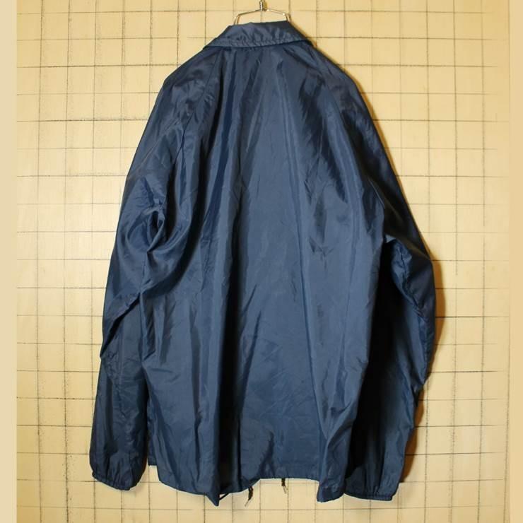 USA製 70s champion チャンピオン ナイロン コーチジャケット ネイビー USA製 70s champion チャンピオン ナイロン コーチジャケット ネイビー