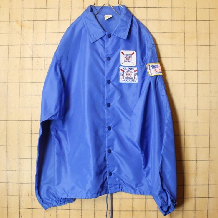 60s 70s USA製 RUSSELL ATHLETIC ナイロン コーチ ジャケット