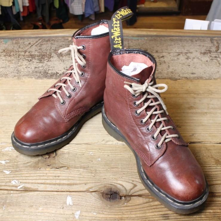Dr.Martens ENGLAND製 ドクターマーチン 8ホール レザー ブーツ 25cm  