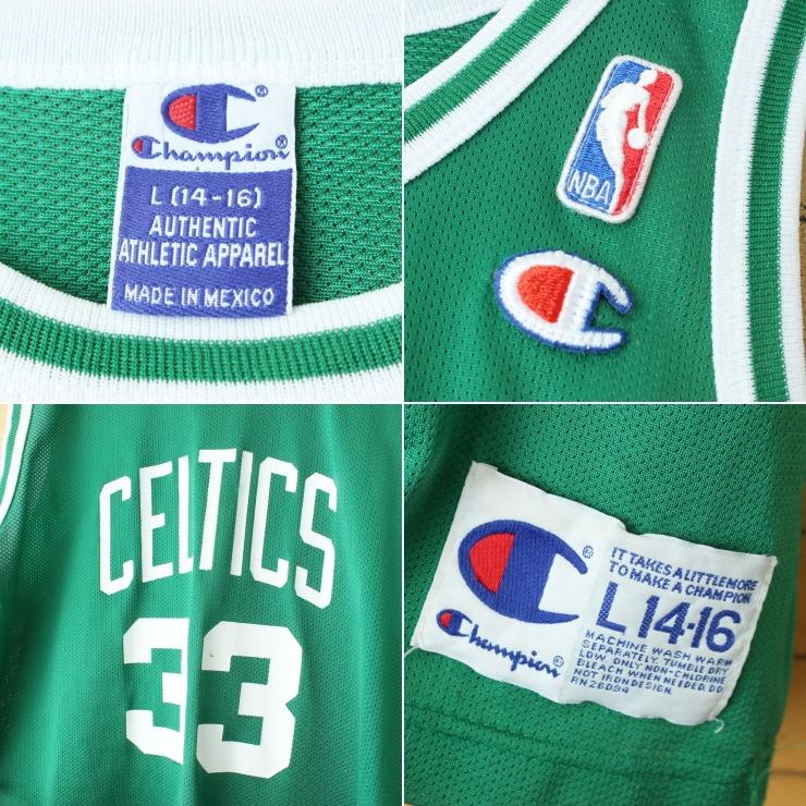 USA Champion チャンピオン CELTICS メッシュ タンクトップ グリーン メンズS相当 レディースM相当 アメリカ古着｜ataco-garage｜02