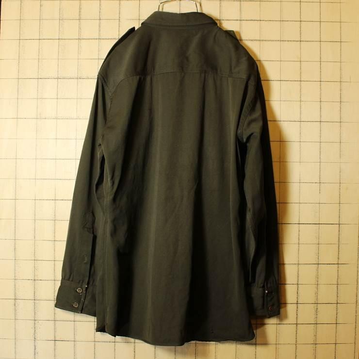 30s-40s JACKSON RAYMOND ギャバジン ウールシャツ チン 30s-40s JACKSON RAYMOND ギャバジン ウールシャツ チン