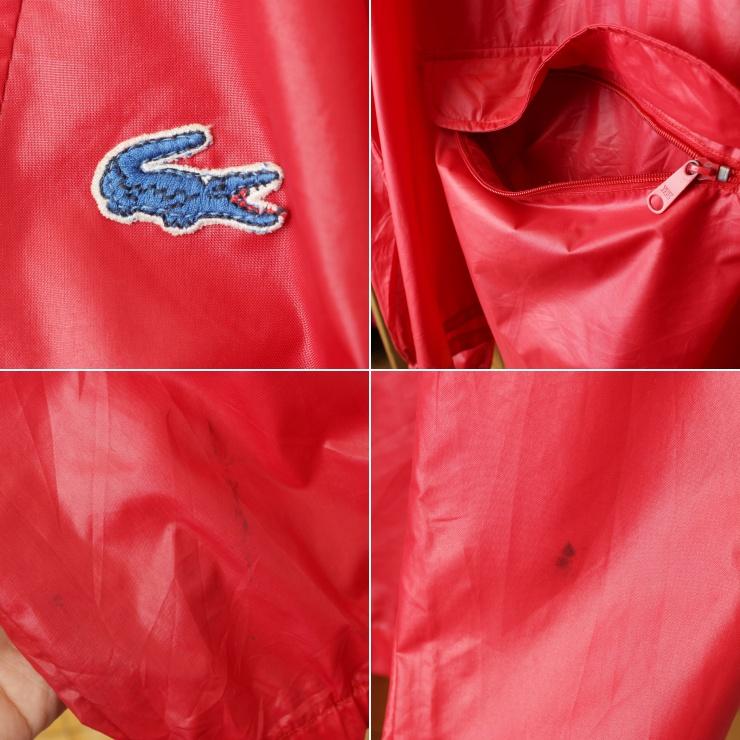 80s USA IZOD LACOSTE ラコステ ナイロン アノラックパーカー 80s USA IZOD LACOSTE ラコステ ナイロン アノラックパーカー