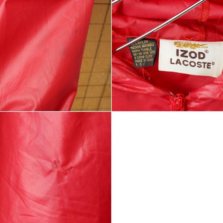 80s USA IZOD LACOSTE ラコステ ナイロン アノラックパーカー 80s USA IZOD LACOSTE ラコステ ナイロン アノラックパーカー