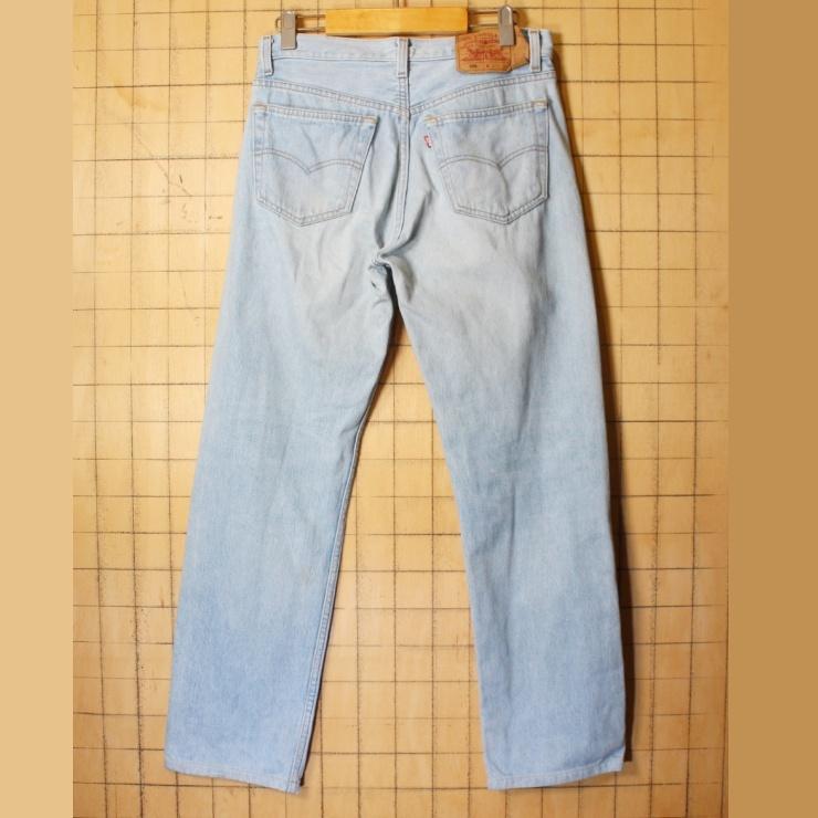 90s USA製 Levis リーバイス 501 ブルー ジーンズ デニム パンツ W32