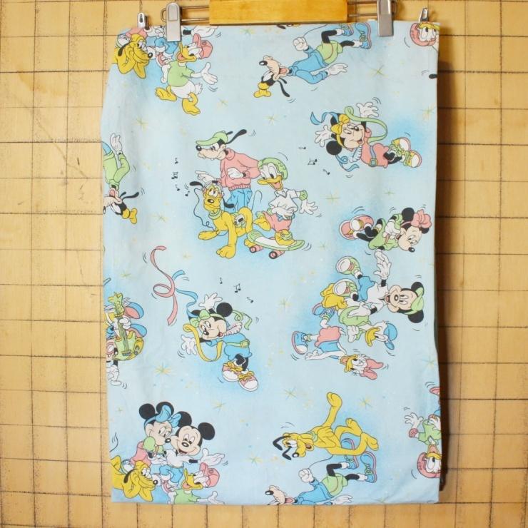 フランス製 ディズニーランド ミッキー ミニー ヴィンテージ シーツ  