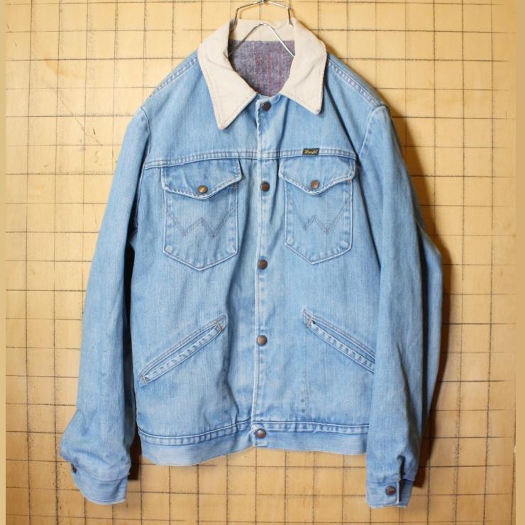 Wrangler 80s USA製 wrangler ラングラー ブランケットライナー デニム 