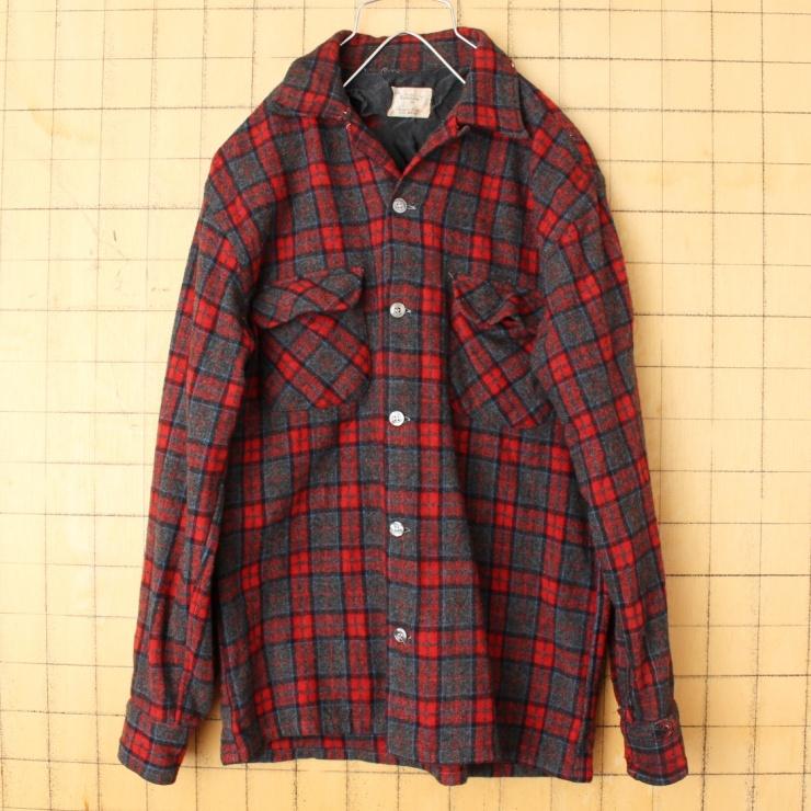 60s USA PENNEY'S TOWNCRAFT ペニーズ ウール チェック オープンカラー シャツ 長袖 レッド メンズM アメリカ古着 : 091022aw93 : 古着屋ataco garage - 通販 - Yahoo!ショッピング 60s USA PENNEY'S TOWNCRAFT ペニーズ ウール チェック オープンカラー シャツ 長袖 レッド メンズM アメリカ古着 : 091022aw93 : 古着屋ataco garage - 通販 - Yahoo!ショッピング