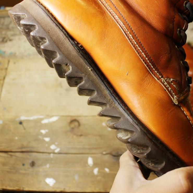 50s 60s KNAPP ナップ レザー ワーク ブーツ メンズ 28cm相当 シャーク 