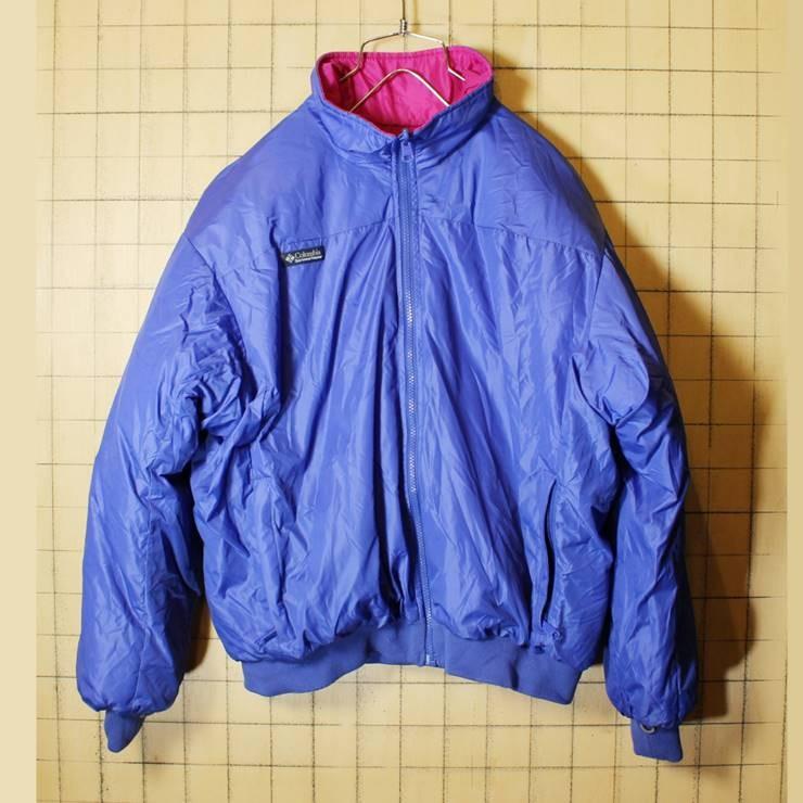 Columbia 80s-90s コロンビア ナイロン リバーシブル ダウン Columbia 80s-90s コロンビア ナイロン リバーシブル ダウン