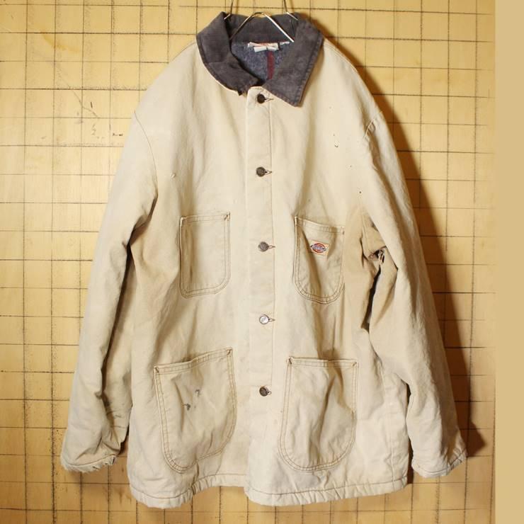 Dickies 80s USA製 ディッキーズ カバーオール ライトブラウン ダック 