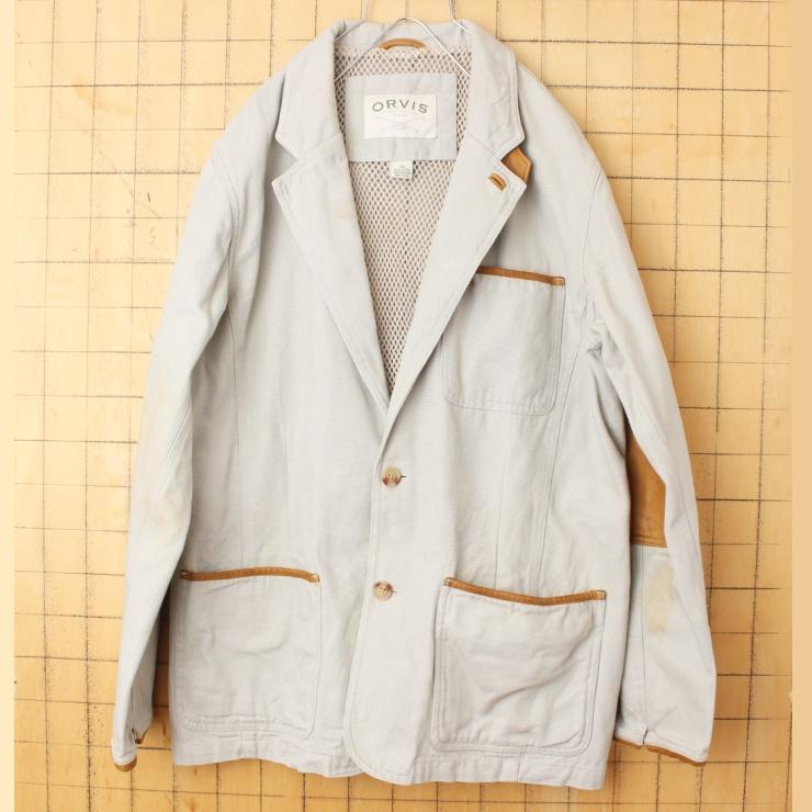 USA ORVIS ハンティング テーラード ジャケット ベージュ メンズL相当 