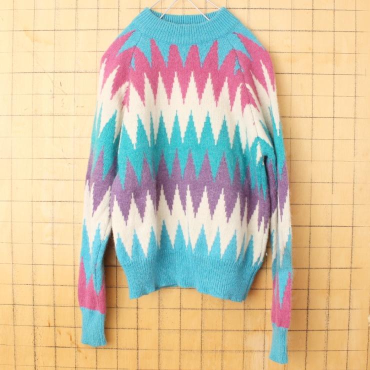 WOOLRICH 70s 80s USA Woolrich ウールリッチ ウール モヘア ニット 