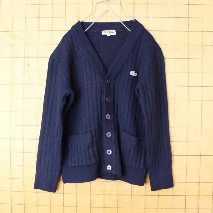 LACOSTE 70s 80s フランス製 フレンチ ラコステ ウール ニット LACOSTE 70s 80s フランス製 フレンチ ラコステ ウール ニット