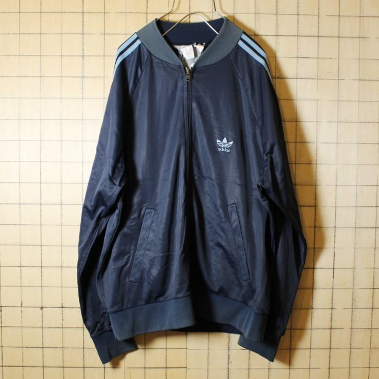 adidas 70s フランス製 古着 ATP VENTEX トップジャージ メンズL ネイビー アディダス｜ataco-garage