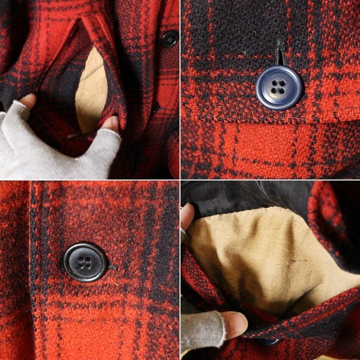 USA製 40s-50s ビンテージ 古着 Drybak チェック ウール USA製 40s-50s ビンテージ 古着 Drybak チェック ウール