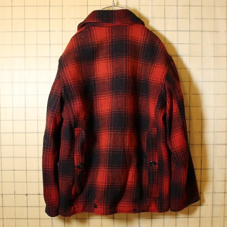USA製 40s-50s ビンテージ 古着 Drybak チェック ウール USA製 40s-50s ビンテージ 古着 Drybak チェック ウール