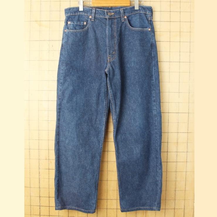 90s USA製 Levis リーバイス 519 ストレート ジーンズ ブルー 
