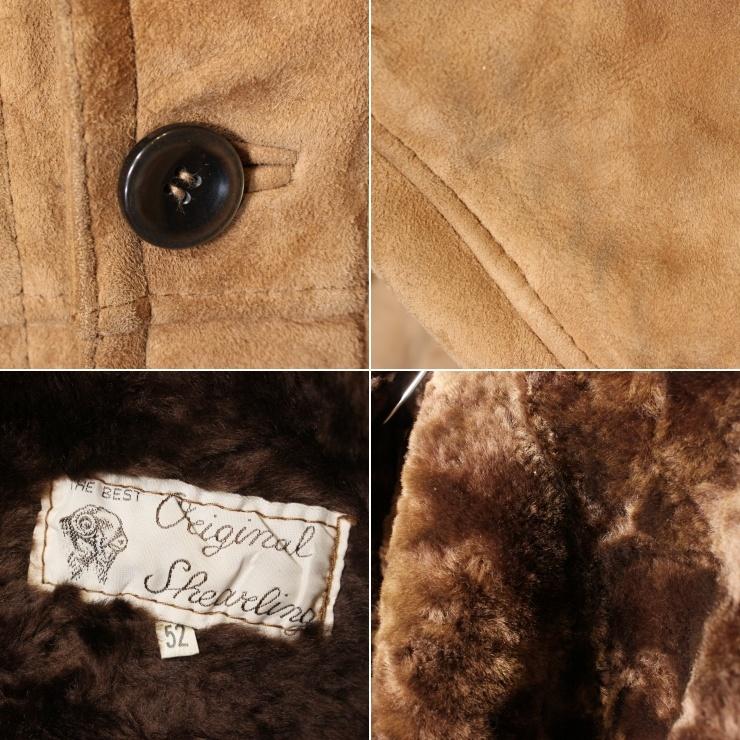 60s 70s THE BEST Original Shearling シープスキン ムートン レザー 