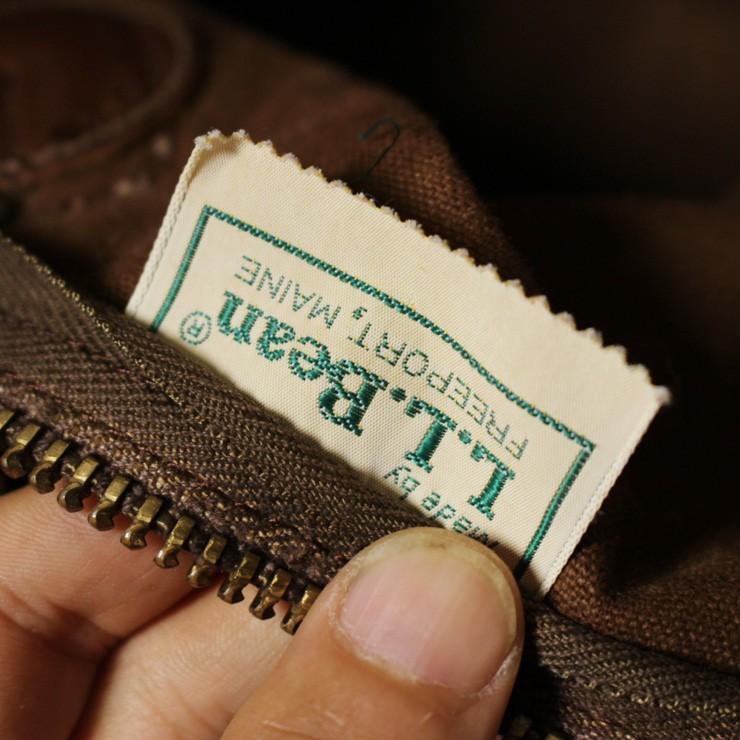 L.L.Bean USA製80s Used ブラウンTALONジップ2WAYレザー L.L.Bean USA製80s Used ブラウンTALONジップ2WAYレザー