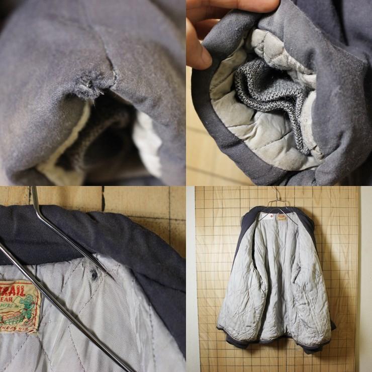 NORTH TRAIL SPORTSWEAR USA製50sビンテージ古着 グレー TALONジップ 