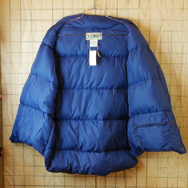 L.L.Bean LLBean 古着ネイビー 紺 ナイロン100%goosedown L.L.Bean LLBean 古着ネイビー 紺 ナイロン100%goosedown