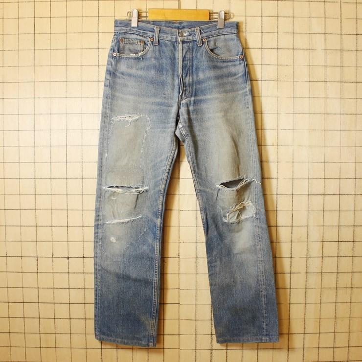 Levi's Levis リーバイス 501xx ダメージ 穴あき ジーンズ Levi's Levis リーバイス 501xx ダメージ 穴あき ジーンズ