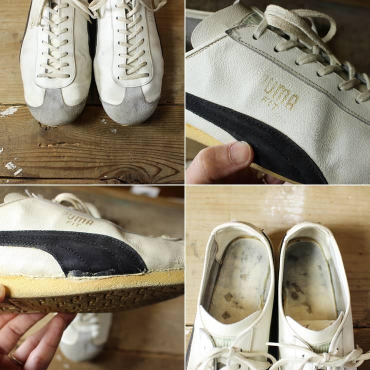 PUMA 70s フランス製 FIT プーマ レザースニーカー ホワイト PUMA 70s フランス製 FIT プーマ レザースニーカー ホワイト