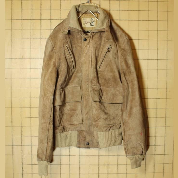 60s 70s Usa製 Sears Fieldmaster スウェード レザー ジャケット メンズmlサイズ相当 ベージュ 本革 スエード アメリカ古着 Pan 418 古着屋ataco Garage 通販 Yahoo ショッピング