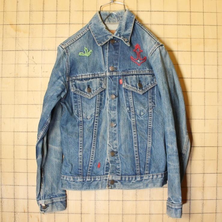 USA製 70s Levis リーバイス 70505 スモールe デニム ジャケット