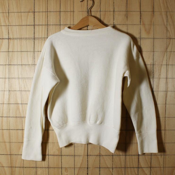 50s ビンテージ スウェット US NAVY ミリタリー kids 当時物
