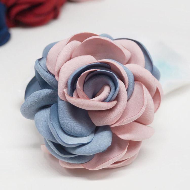 送料無料】花 薔薇 バラ ブローチ コサージュ ふんわり ローズ