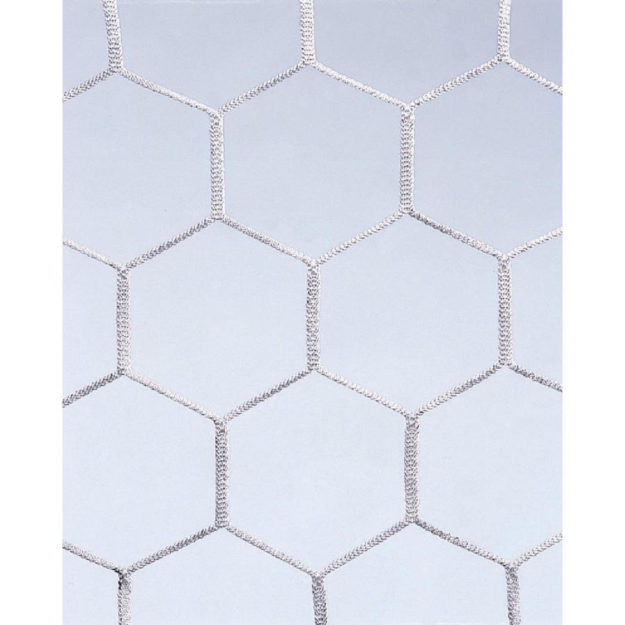 三和体育 一般用サッカーゴールネット 六角目 白 組 六角目 S 3410