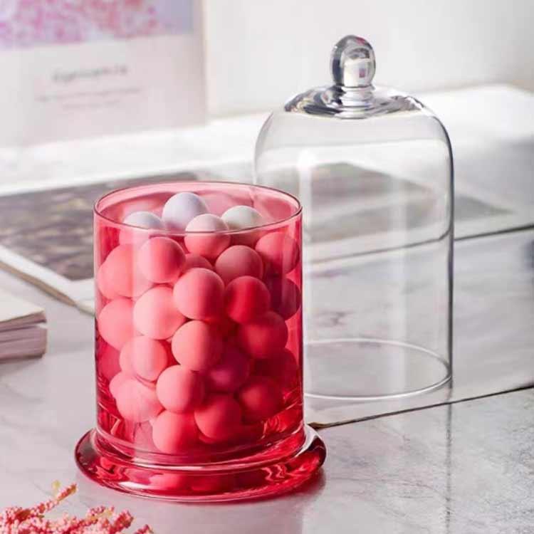 キャンドルホルダー アロマキャンドル 蓋付き カップキャンドル 透明