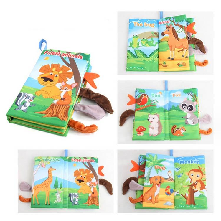 布絵本 布の絵本 知育玩具 布のおもちゃ 海の生き物 森林の生き物 出産