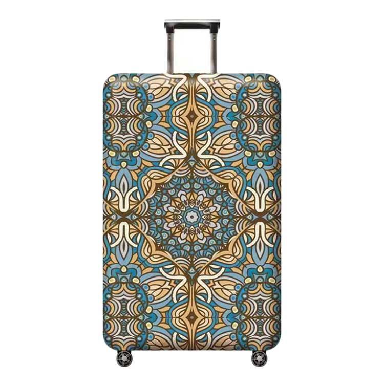 送料無料】スーツケースカバー 幾何柄 派手 Sサイズ Mサイズ キャリー