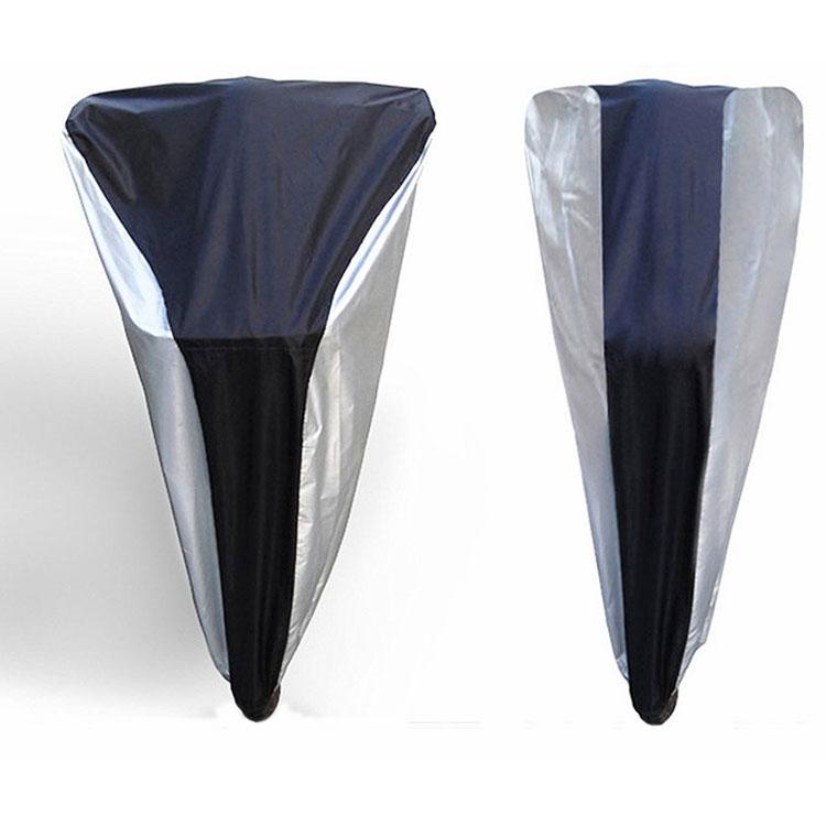 自転車カバー 撥水加工 シルバーコーティング UVカット 厚手 雨避け UV加工 盗難防止 210Dオックスフォード ロックホール/収納袋付 シルバー |  | 02