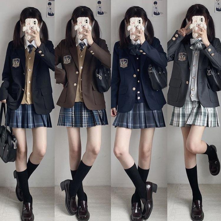 女子高生 制服セット 6点セット 女の子 入学式 卒業式 スーツセット
