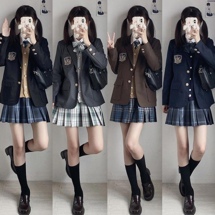 女子高生 制服セット 6点セット 女の子 入学式 卒業式 スーツセット