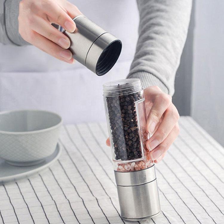 ペッパーミル ミル 2in1 1個2役 両用タイプ おしゃれ スパイスミル