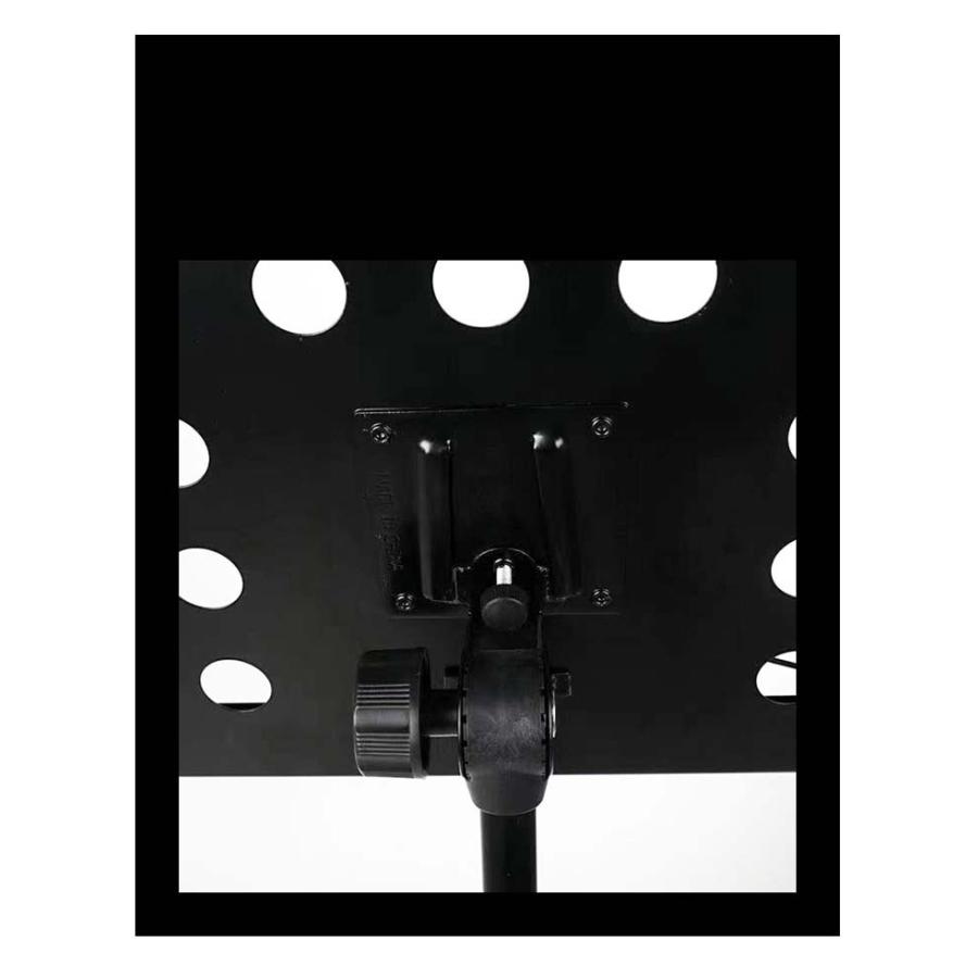 譜面台 軽量 コンパクト 折りたたみ スチール製 伸縮自在 高さ80